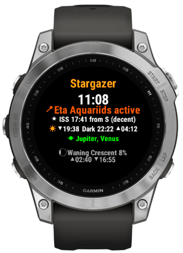 Stargazer - Stargazing briefing for tonight · Screenshot 0