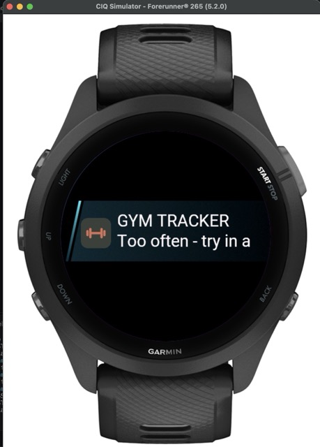 GymTracker · Screenshot 2