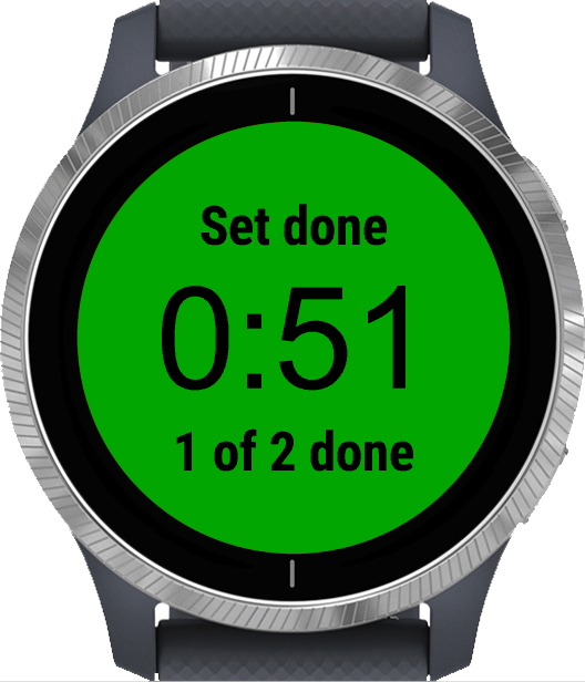 Pyramid HIIT (Data Field) screenshot 4