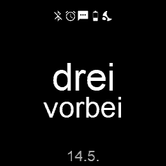 Ungefähr – dreiviertel · Screenshot 2