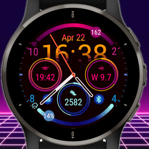 Gradiently Watch Face · Screenshot 1