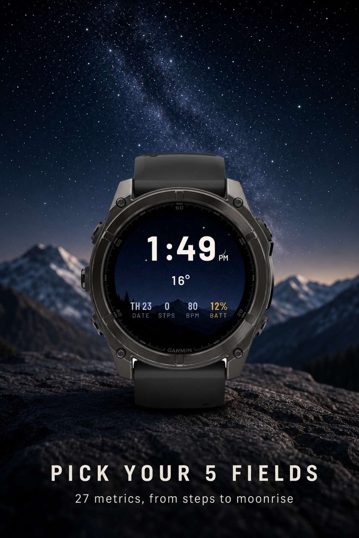 Weather Peaks (Free Trial) - Weather Watch Face · Screenshot 4