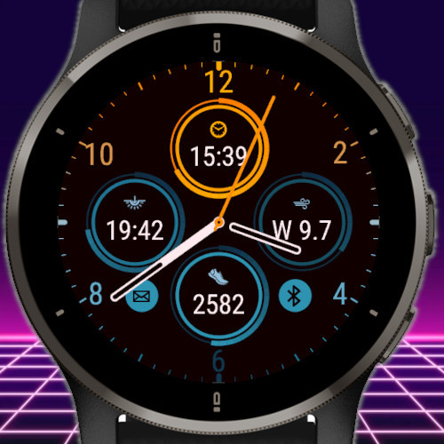 Gradiently Watch Face · Screenshot 0