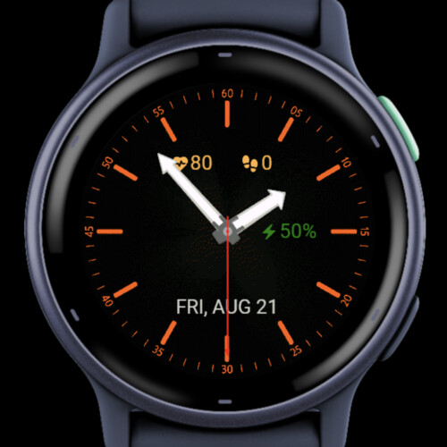 Orange Night Analog · Screenshot 0