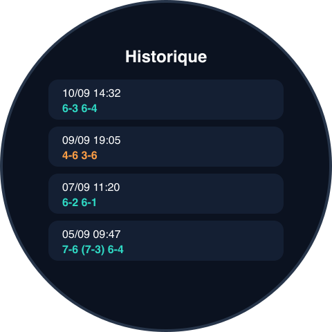 Padel Score · Screenshot 1