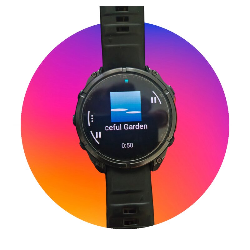 CalmMusic - Relaxing Sounds & Music for Garmin · Screenshot 0