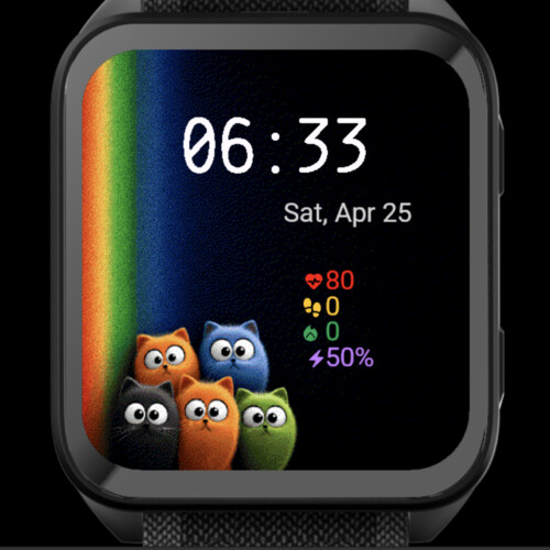 Rainbow Curious Cats - Trial 3