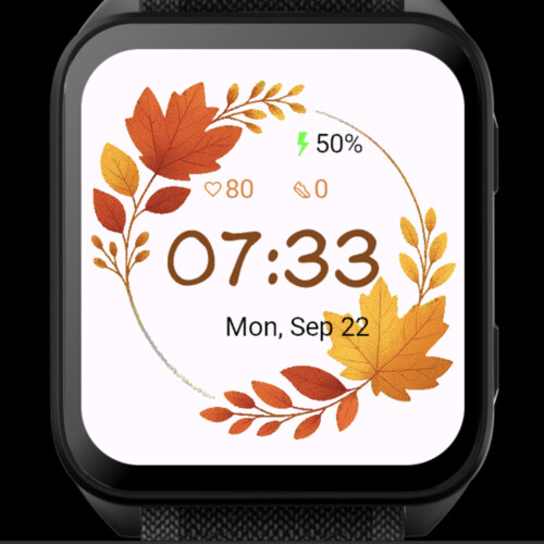Autumn Leaves Circle – Minimal Fall · Screenshot 0