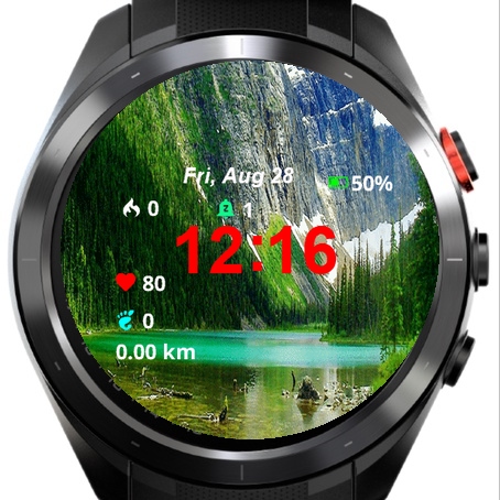 View Mountains Lake Green · Screenshot 2