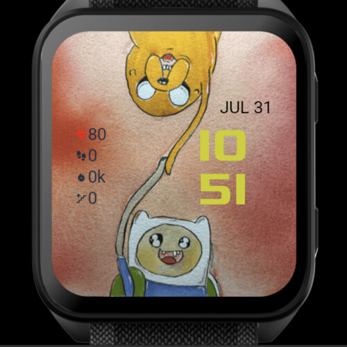 Adventure Time – Finn and Jake Watch Face · Screenshot 1