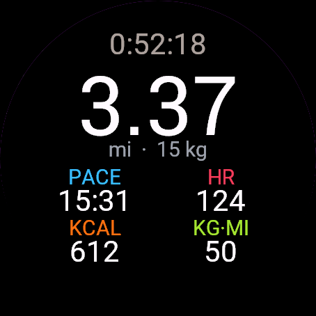 Ruck Tracker: Rucking Calories · Screenshot 0