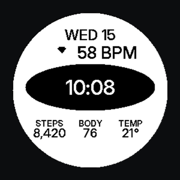 Index Dial Data Watch Face · Screenshot 2