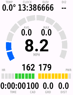 Dash - peak performance data field · Screenshot 2