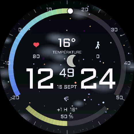 Real Sky — Weather Watch Face · Screenshot 4
