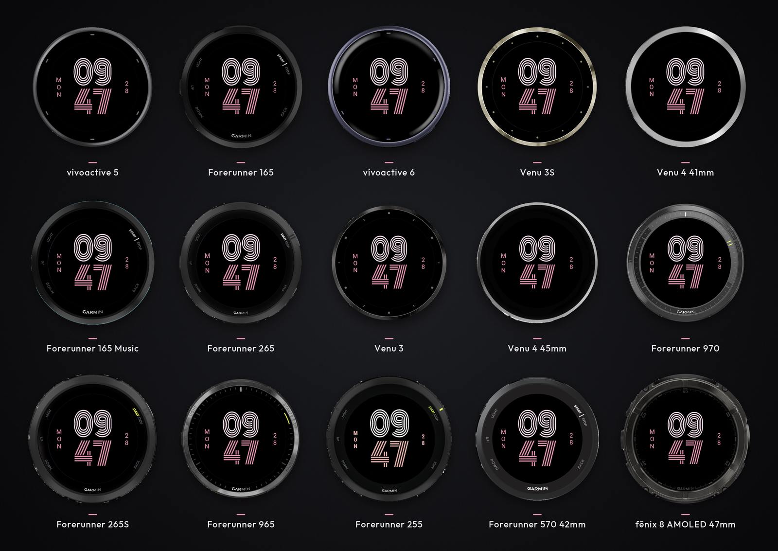 Minimal Lines watch face screenshot 3
