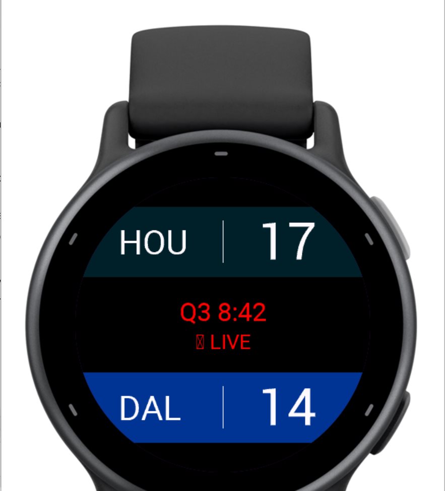 ScoreGlance NFL - Professional Football · Screenshot 2