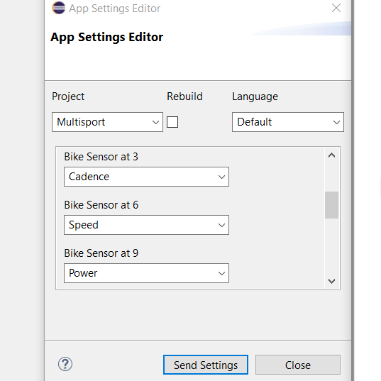 Configurable Multisport · Screenshot 0