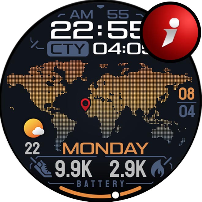 GlobeCore Dynamic | Worldmap - Timezone · Screenshot 2