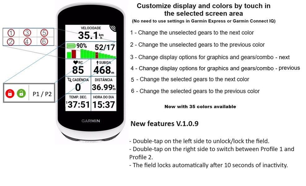 Di2 Gear & Battery Viewer – Edge Explore 2 screenshot 2