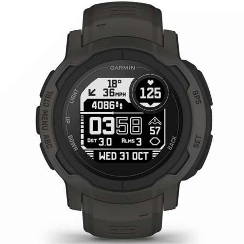 Instinct2 & 2X Tactical V7 BLACK Pixel Perfect watch face screenshot 4
