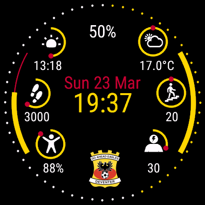 Eredivisie football watchface · Screenshot 2