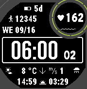 Outdoor Fan Watchface · Screenshot 1