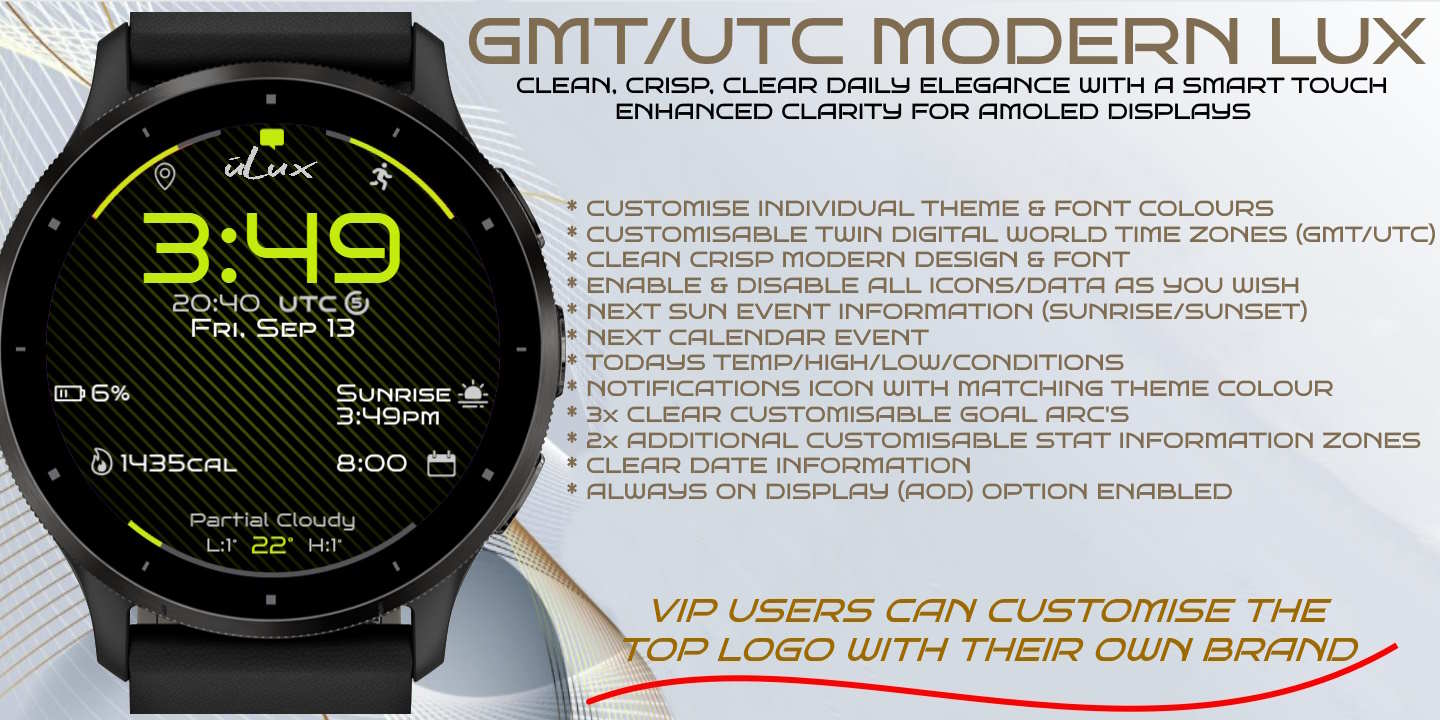 WWT Modern Lux with UTC & Colour Themes FREE Edt · Screenshot 2