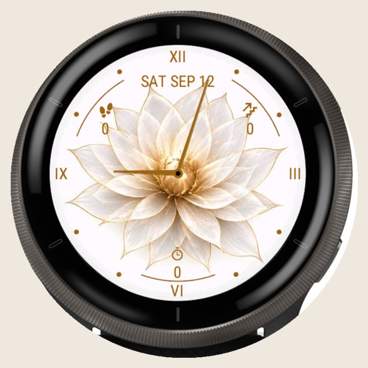 Lotus – Analog Watch Face · Screenshot 0