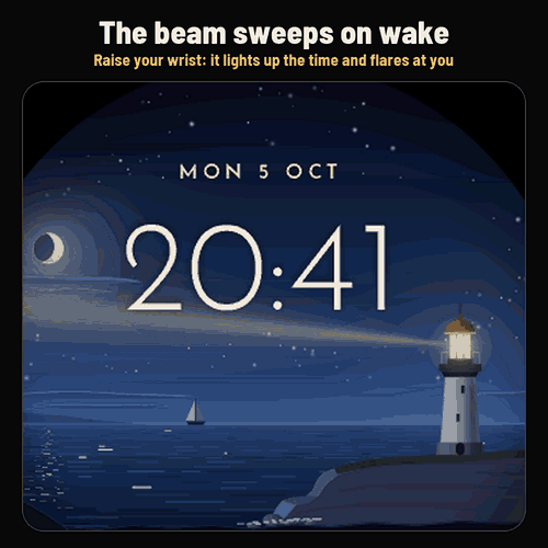 Astra Beacon Pro – 海上灯塔动态表盘 · Screenshot 1