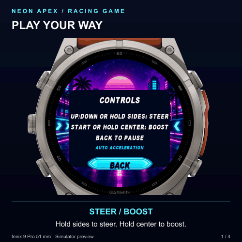 NEON APEX: RACING GAME · Screenshot 3