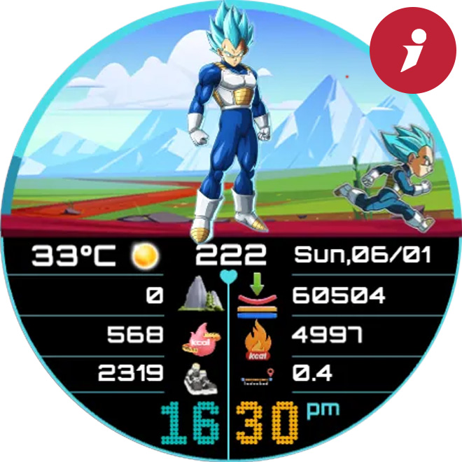 iFacer – General Vegeta RUN · Screenshot 2