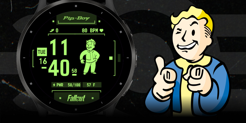 Official Fallout Pip-Boy Watch Face · Screenshot 1