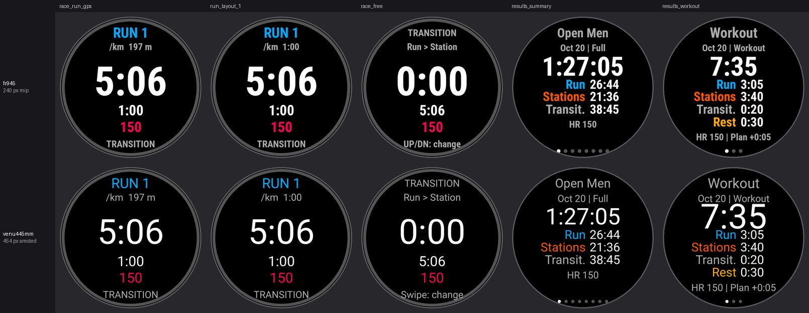 Hyrox Race Tracker - Hybrid Race · 螢幕截圖 1