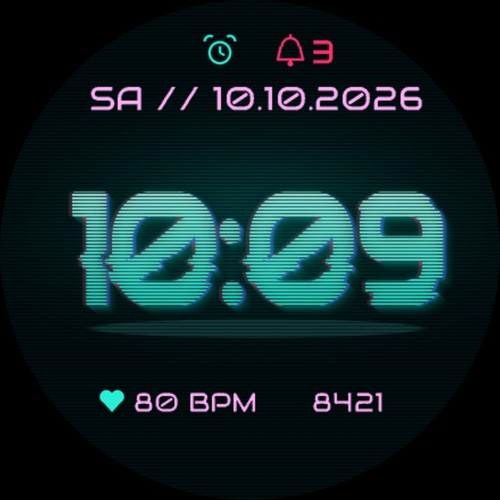 NeonTime Hologram · Screenshot 1