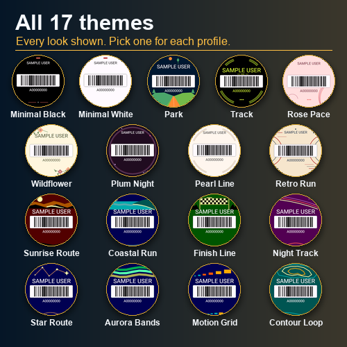 RunCode Pro - Parkrun Barcode · Screenshot 2