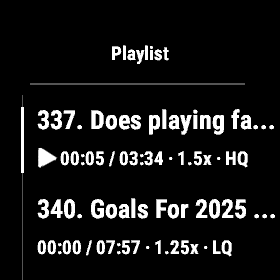 ProCast — podcasts on your watch · Screenshot 1