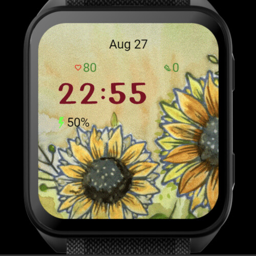 Sunflower Glow – Yellow Floral Watercolor · Screenshot 2