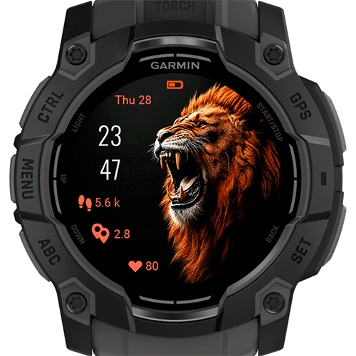 Inferno Lion Roar Watch Face G · Screenshot 2