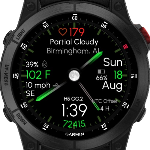 Gradient Green (Garmin Wx - TRIAL ONLY) · Screenshot 1