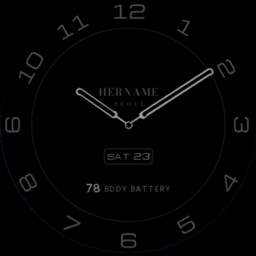 HERNAME - Luxury Analog Watch Face · Screenshot 0