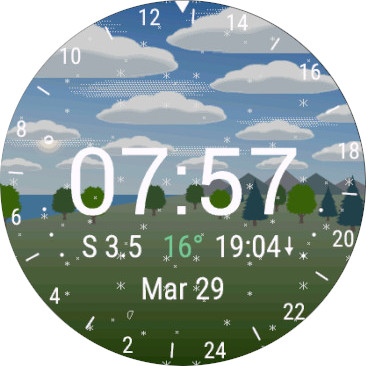 Full Weather 24 (AMOLED) · Screenshot 2