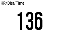HR/Distance/Elapsed time · Screenshot 0