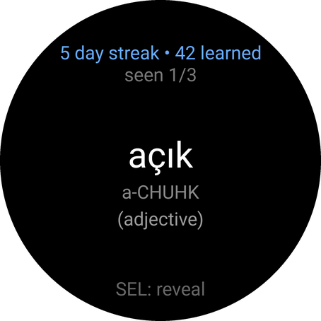 VocabLearn Turkish Free — Words & Phrases · Screenshot 0