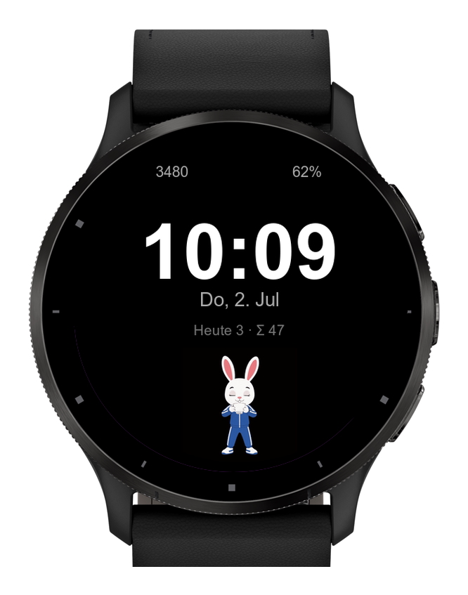 MiniWorkout – Animated Fitness Watch Face · Screenshot 0