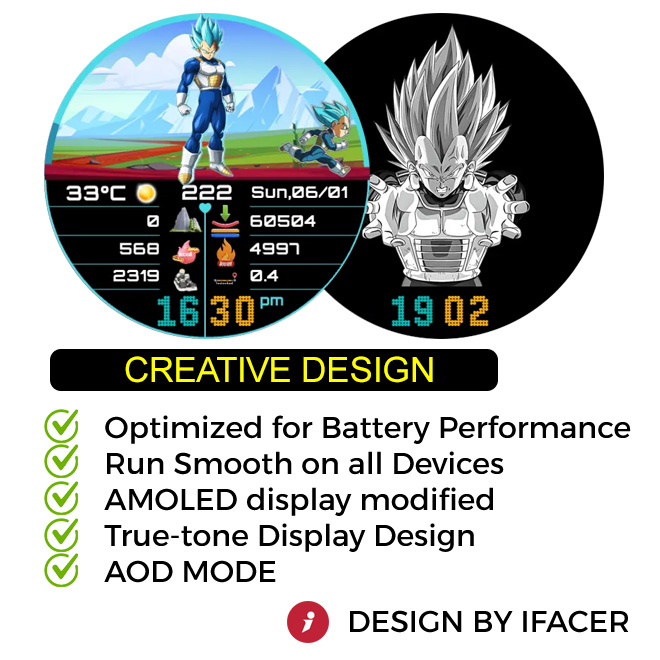iFacer – General Vegeta RUN · Screenshot 1