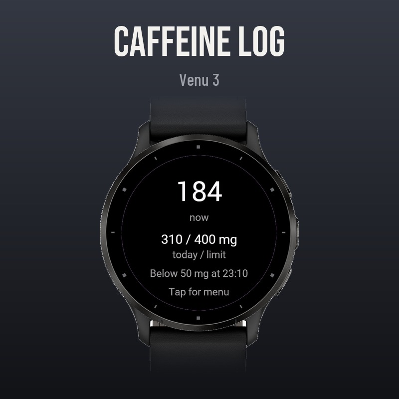Caffeine Log · Snímek obrazovky 2