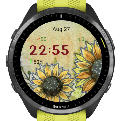 Sunflower Glow – Yellow Floral Watercolor · Screenshot 1