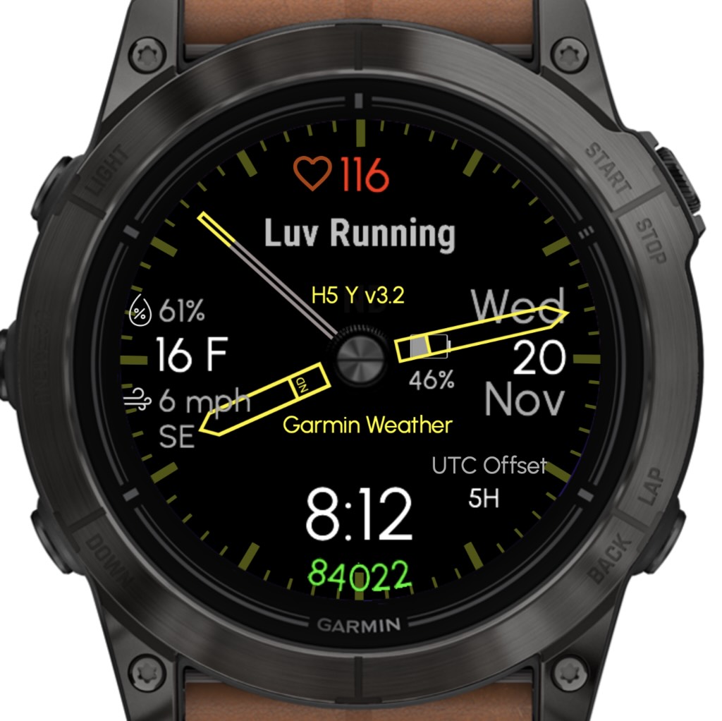 Hybrid 5 - Yellow (Garmin Wx) · Screenshot 3