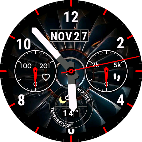 Thunderbird Watch Face · Screenshot 1