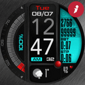 iFacer – S004 – Time / Forecast Redswap · Screenshot 0